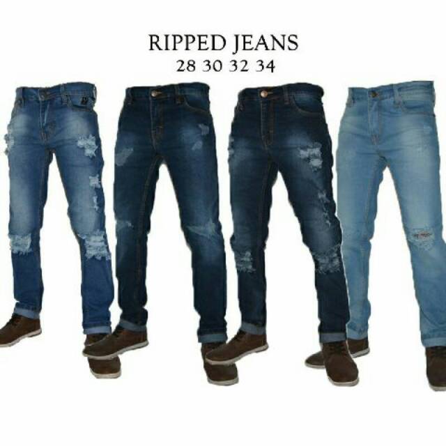 Ripped jeans cowo