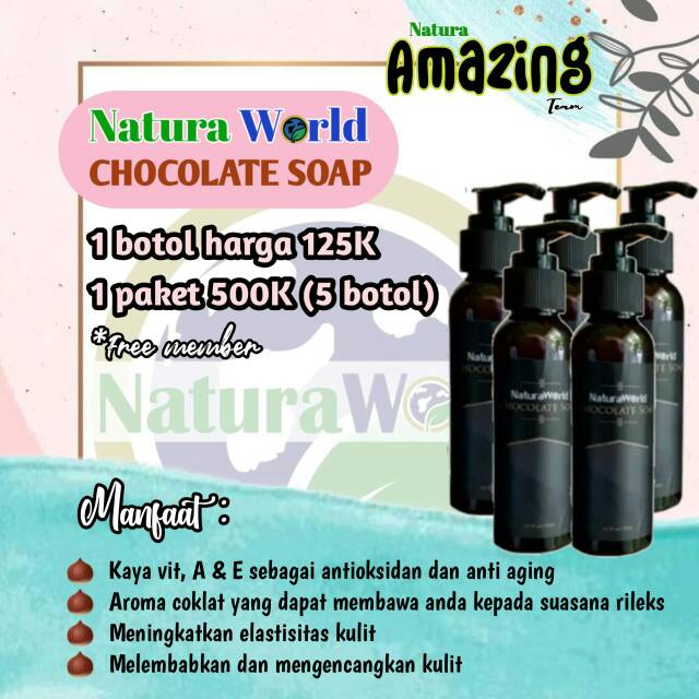 Natura chocolate soap