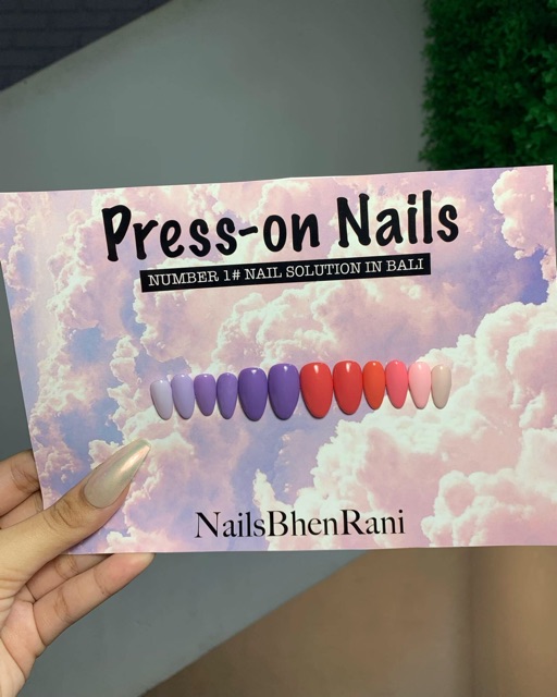 Press on nails rainbow