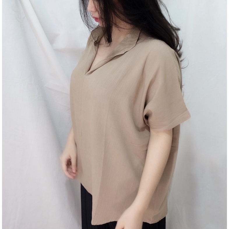 Basic Short Rayon Crinkle
