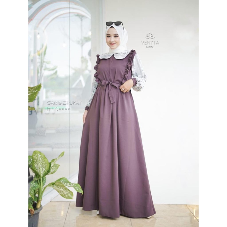 Gamis Venyta RUFLE  ITYCRAPE MIX BURKAT