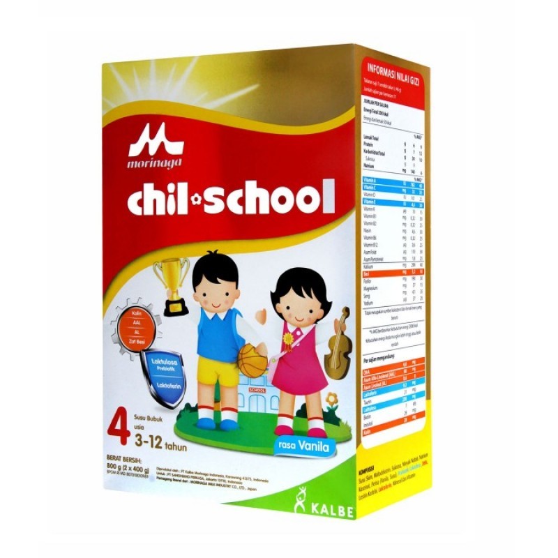 CHIL SCHOOL REGULER VANILA 800 GRAM