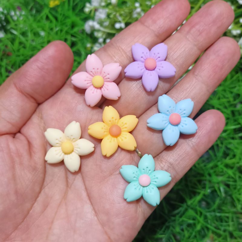 charm clay Cherry blossom