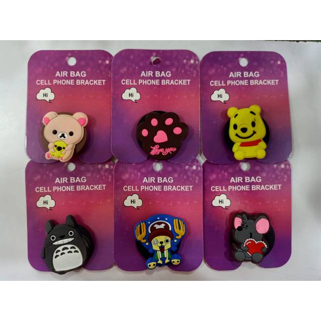 Pop Socket 3D Gambar Karakter
