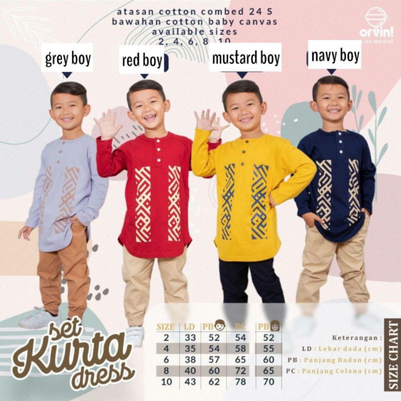 PO Set Kurta Orvin