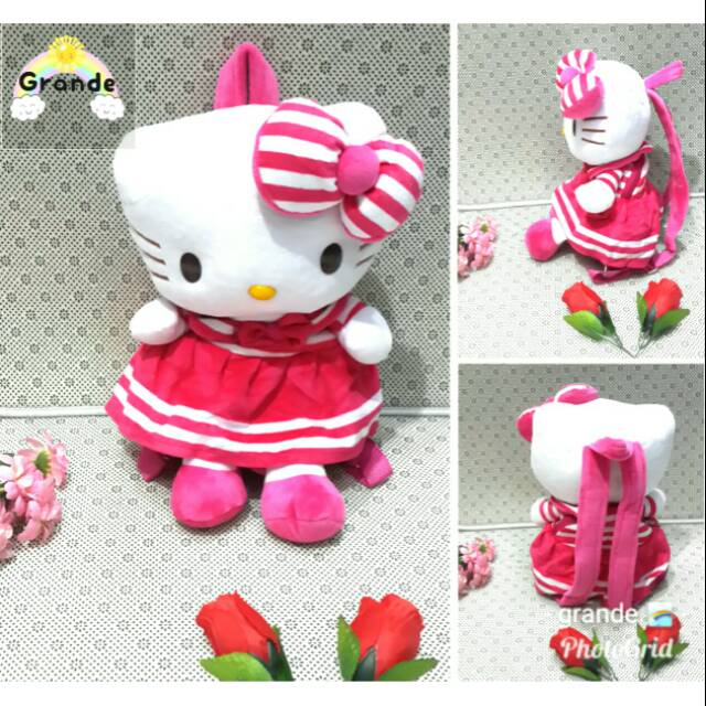Tas Ransel Boneka Hello Kitty