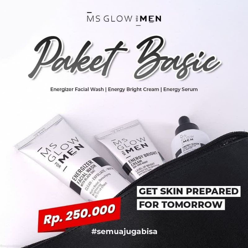 MS GLOW FOR MEN PAKET BASIC