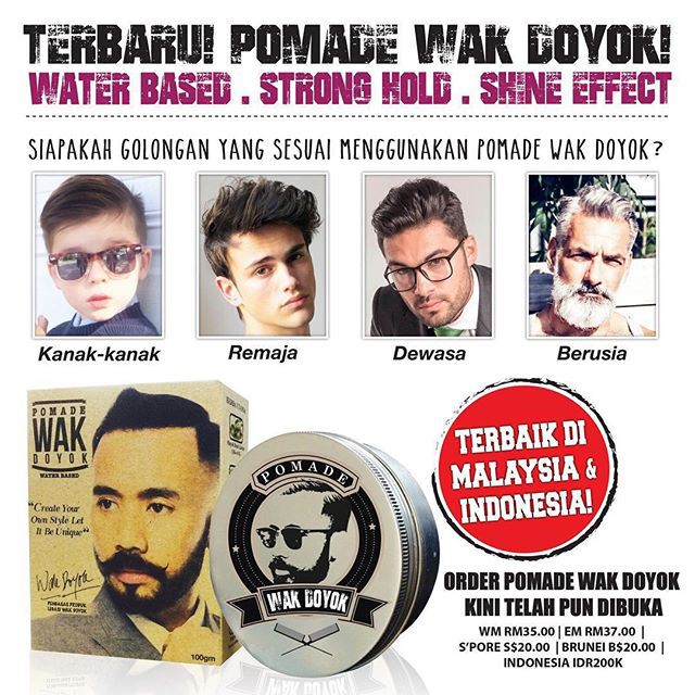 Pomade Wak Doyok Original