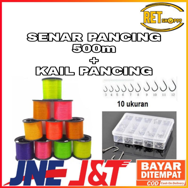 Senar Pancing 250 s/d 500m & Kail Pancing