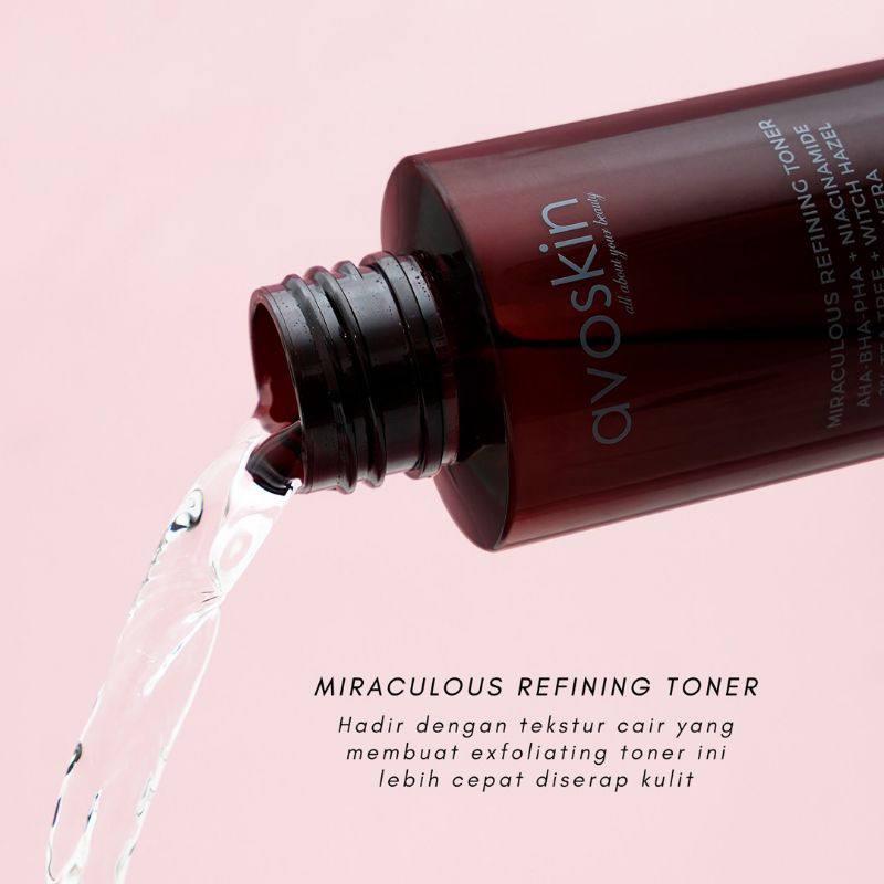 Avoskin miraculous refining toner