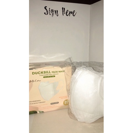 MASKER PUTIH DUCKBILL