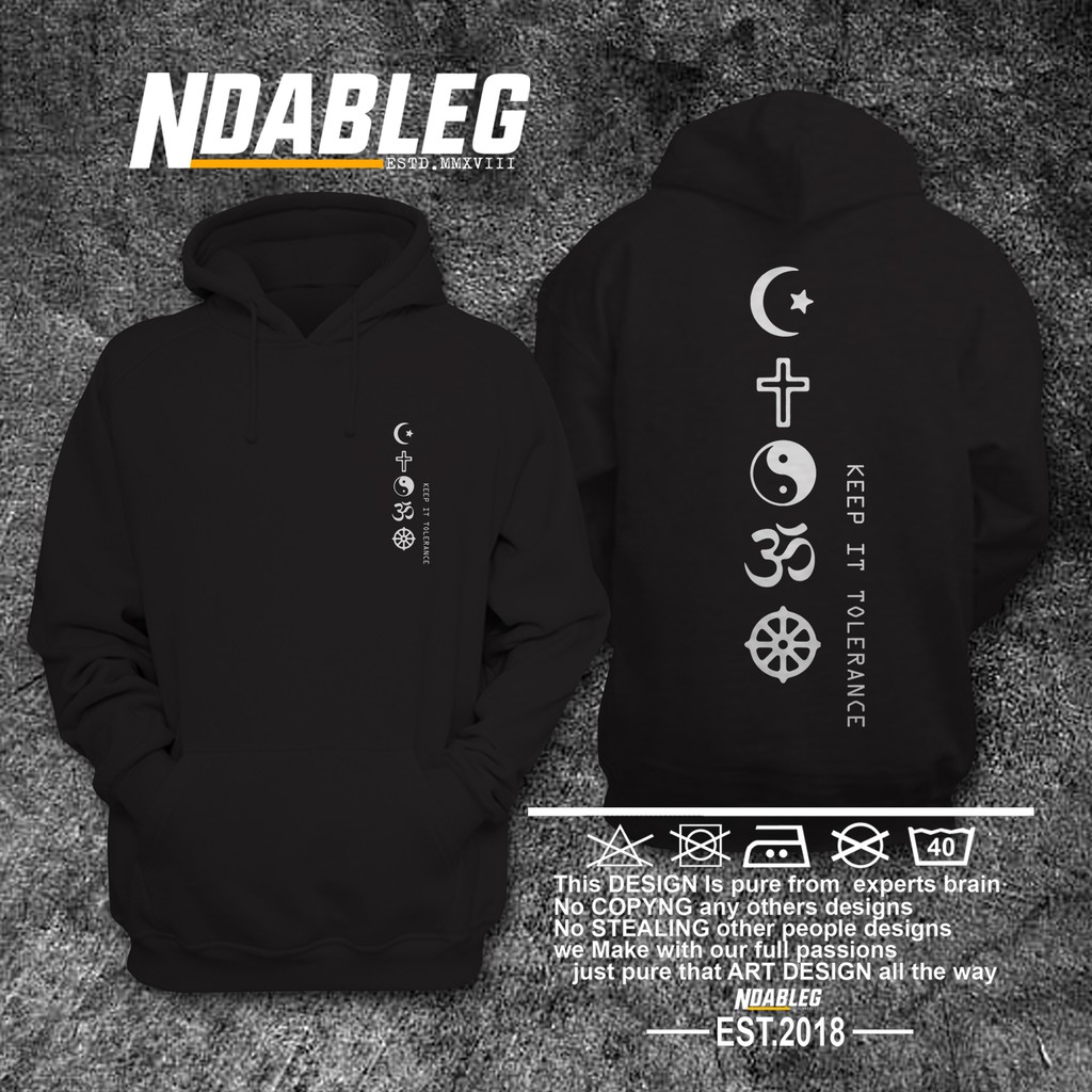 hoodie pluralisme keep it tolerance