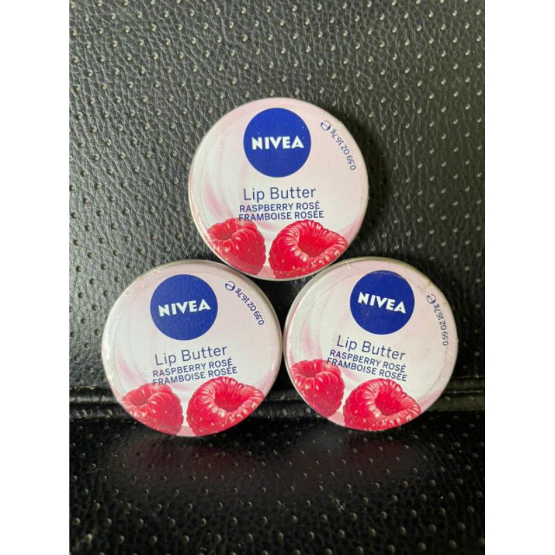 Isi 3Pcs NIVEA LIP RASPBERRY16,7g