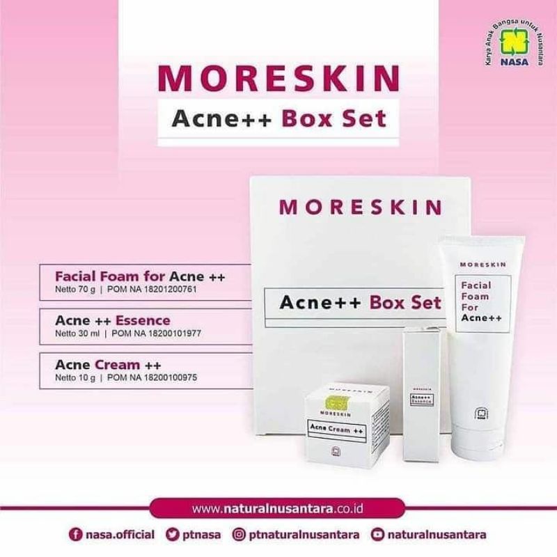 MORESKIN ACNE++ BOX SET