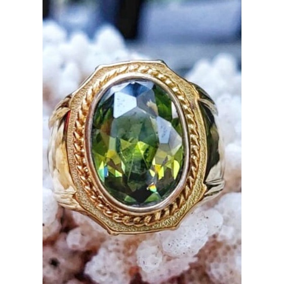 CINCIN PERMATA GREEN PERIDOT