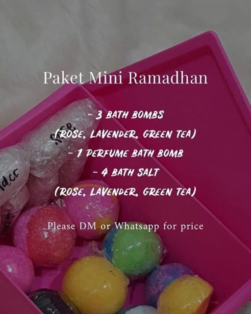 Paket Mini Ramadhan Bath Bomb