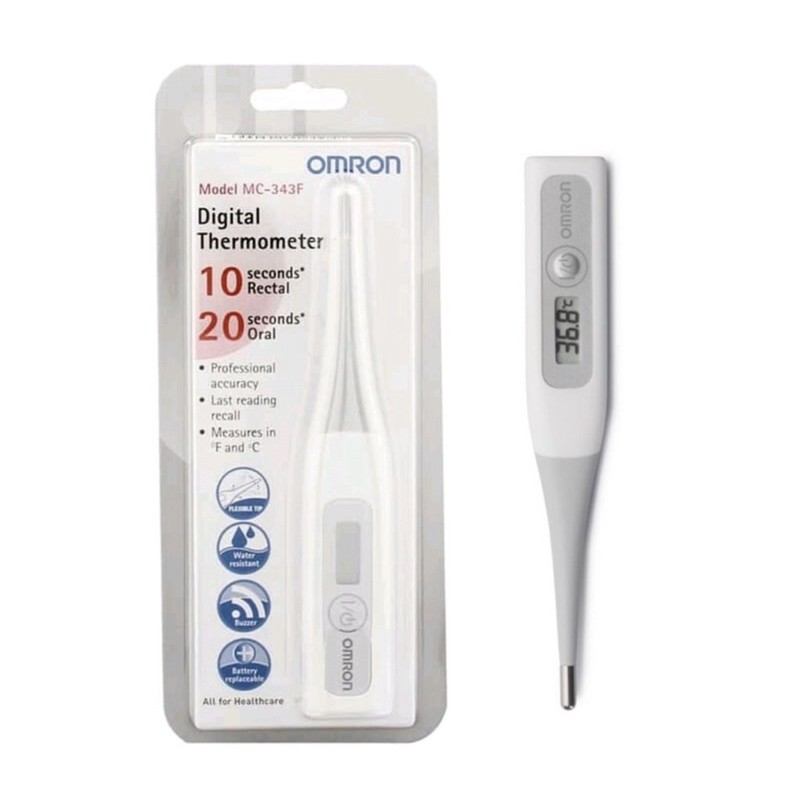 Termometer Thermometer OMRON MC 343 ujung lentur