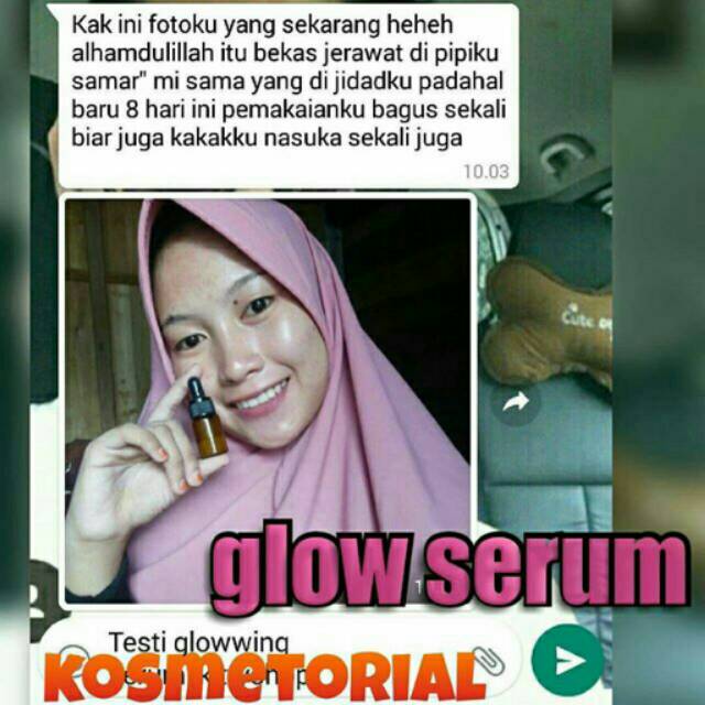 Serum glowing