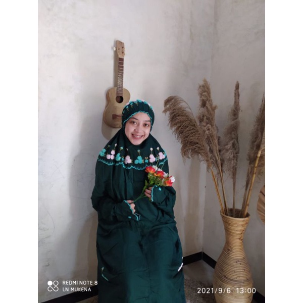 mukena rayon tile murah