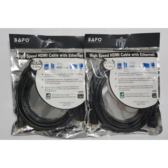 Kabel HDMI 5M BAFO