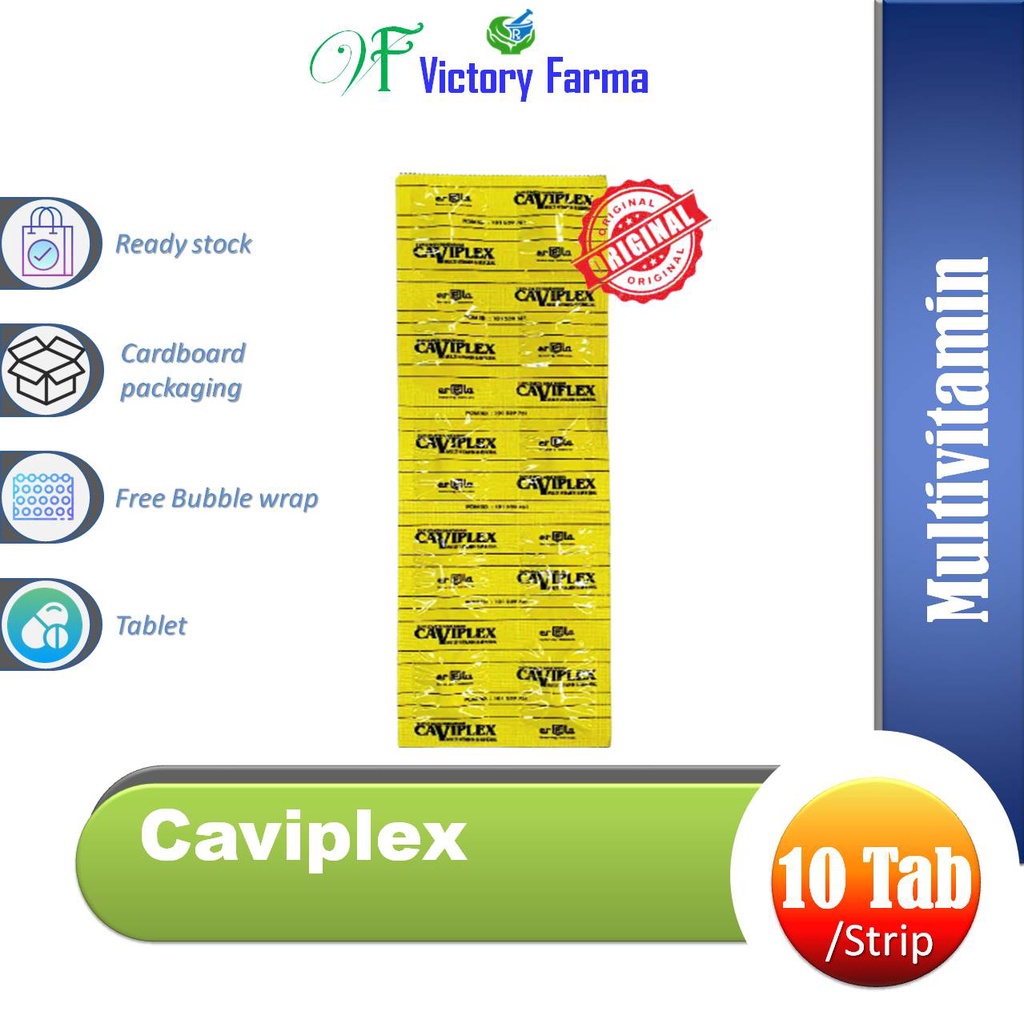Caviplex Strip 10 Tablet / Multivitamin