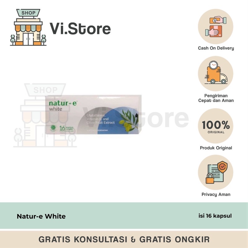 Natur E White isi 16 kapsul