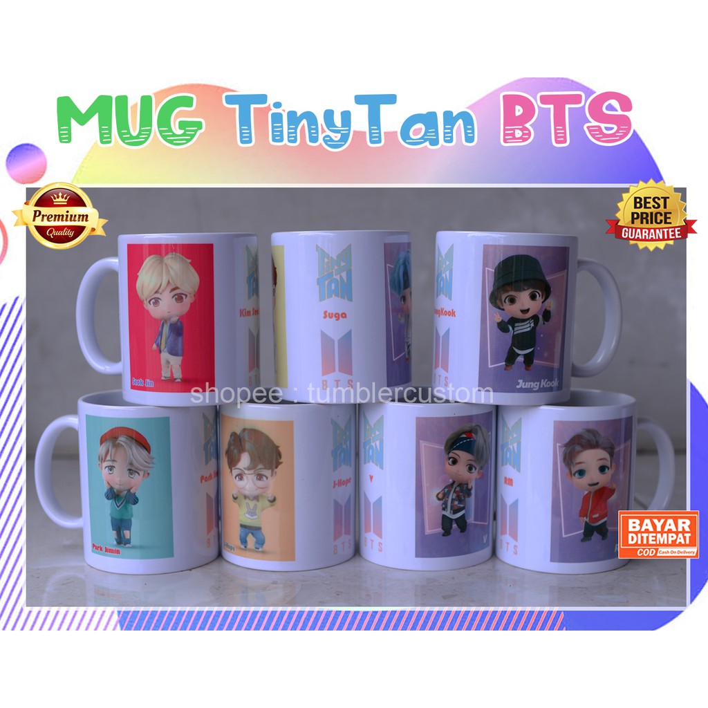 BTS TinyTan Mug Digital Print BTS Merch