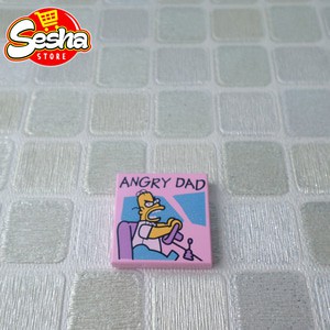 LEGO Tile Angry Dad - LEGO Accessoris