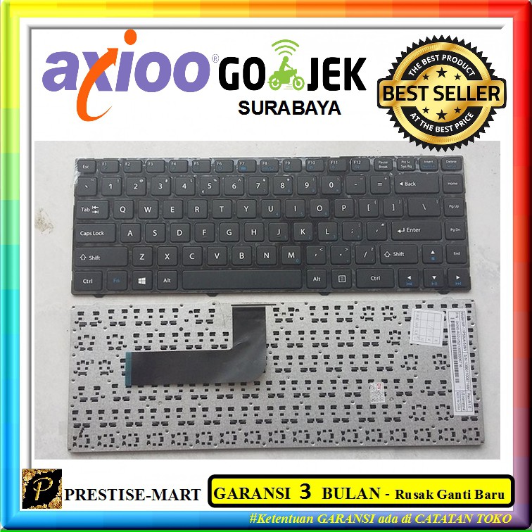 Keyboard AXIOO RNE Black - Hitam