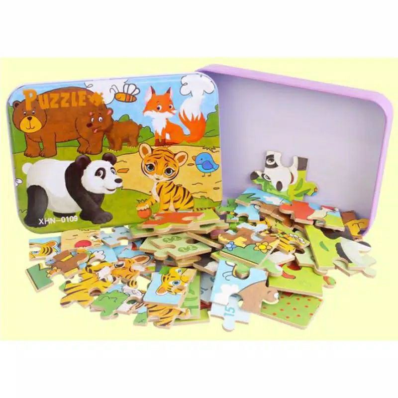Puzzle Kaleng 4 in 1
