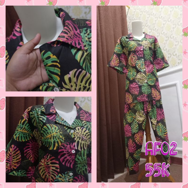 PIYAMA LENGAN PENDEK AF03