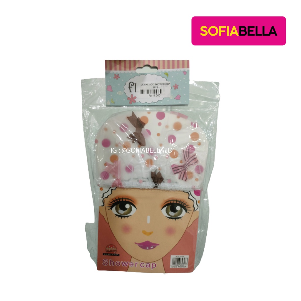 SHOWER CAP KARAKTER (FULL COLOUR)