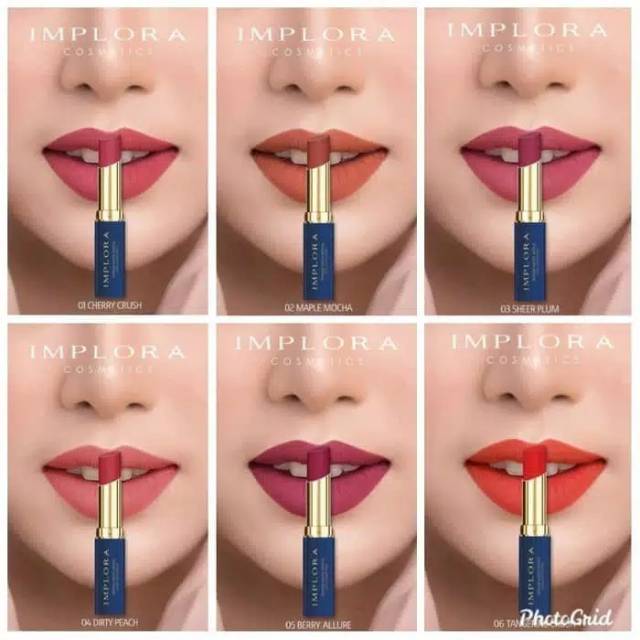 Implora Intense Matte Lipstik Long Lasting Finish