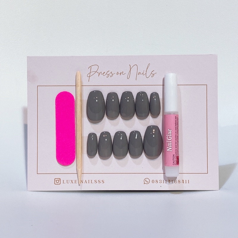 Basic gel - new packaging | press on nails by Luxe Nails