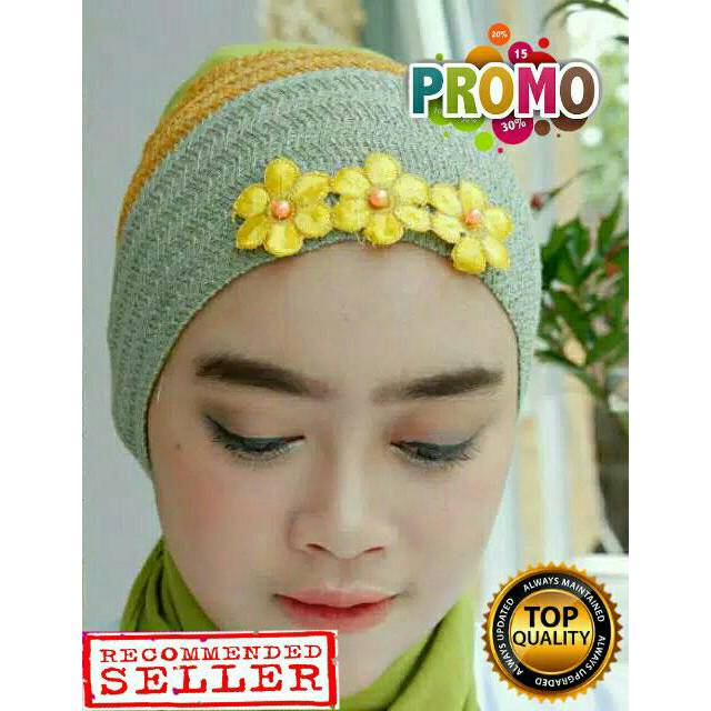 Bandana brukat bunga