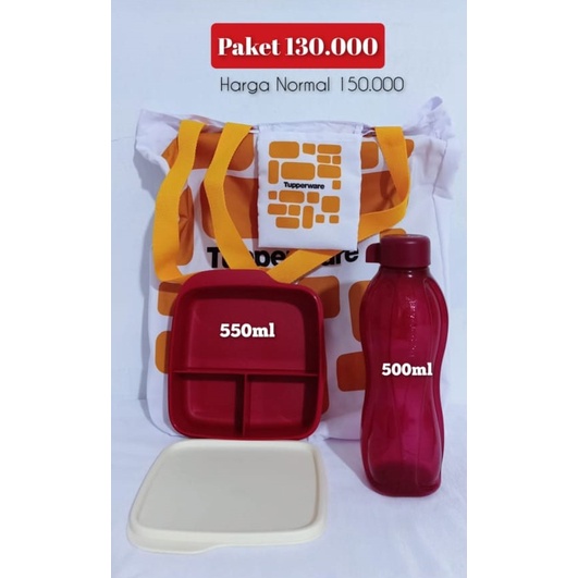 Tupperware Murah !!! Paket Hemat Tupperware + Totebag