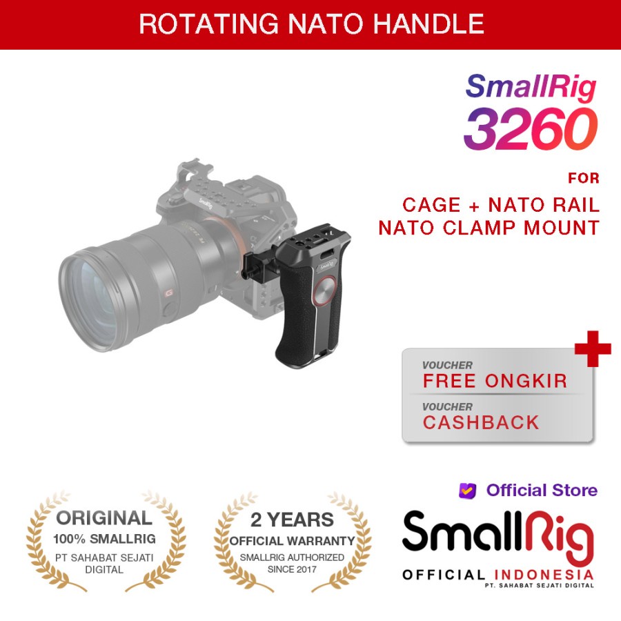 SmallRig Rotating NATO Handle (Left Side) 3260