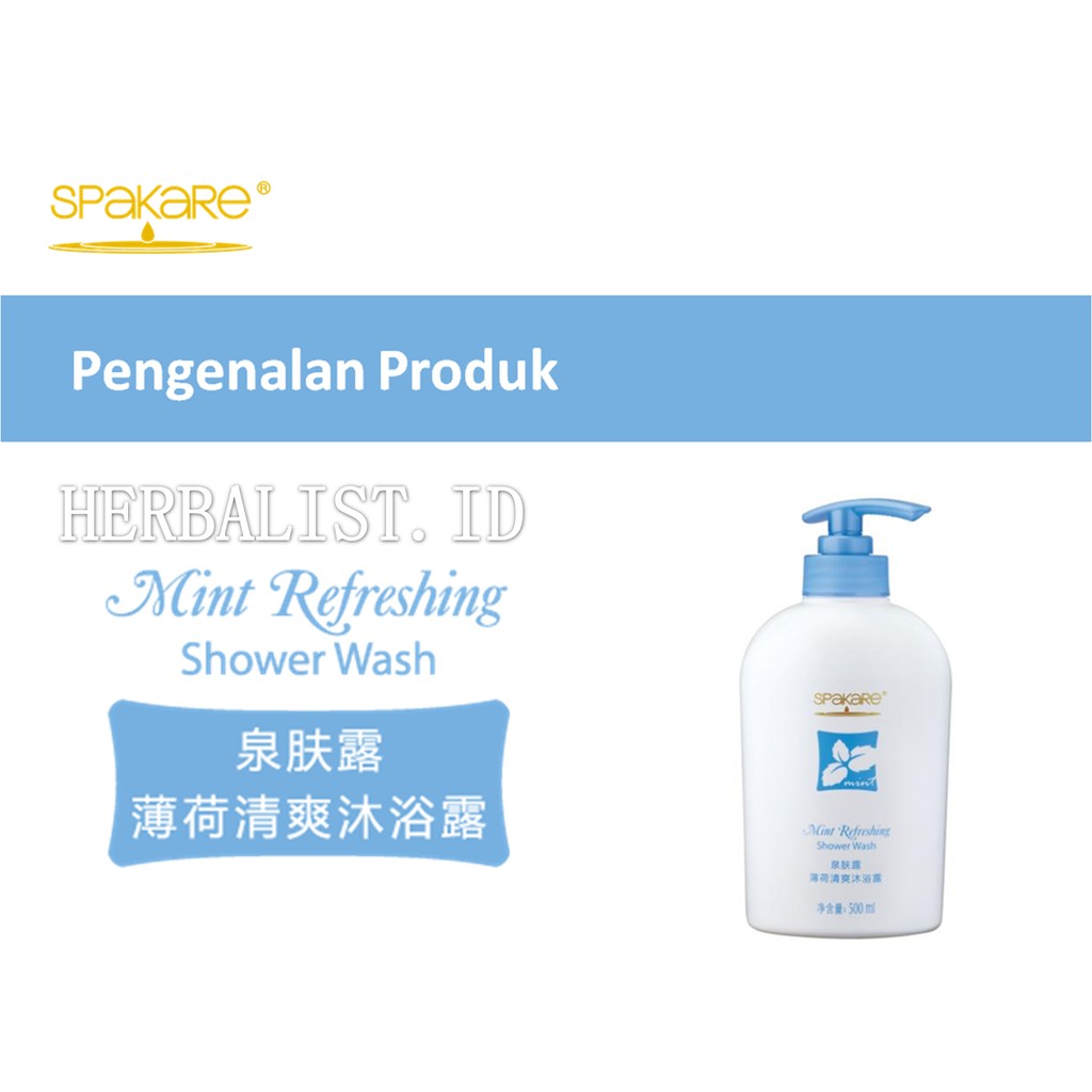 SPAKARE MINT BODY WASH