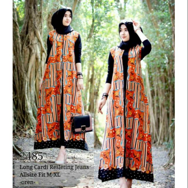 Outer batik/Longcardy batik 2485