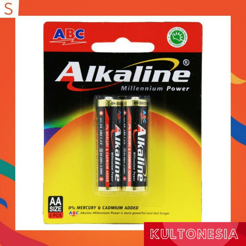 BATERE ALKALINE AA (1ppn isi 2bh)