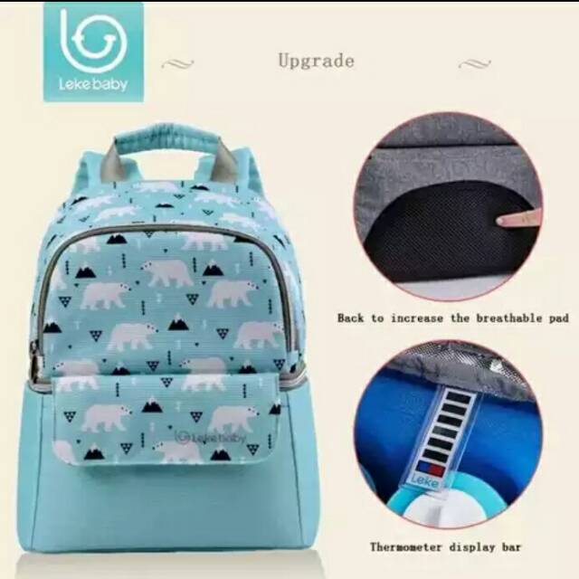 Lekebaby backpack cooler bag