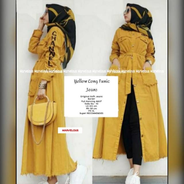 Yellow Long Tunic - Marvelous