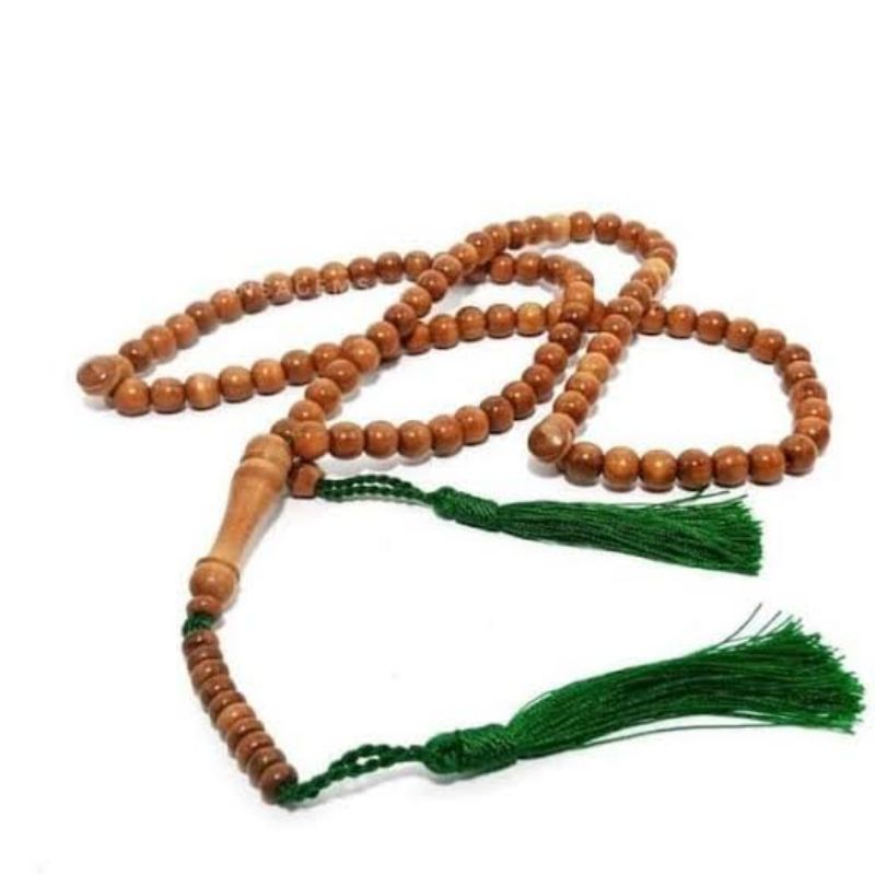 Tasbih Coklat hijau
