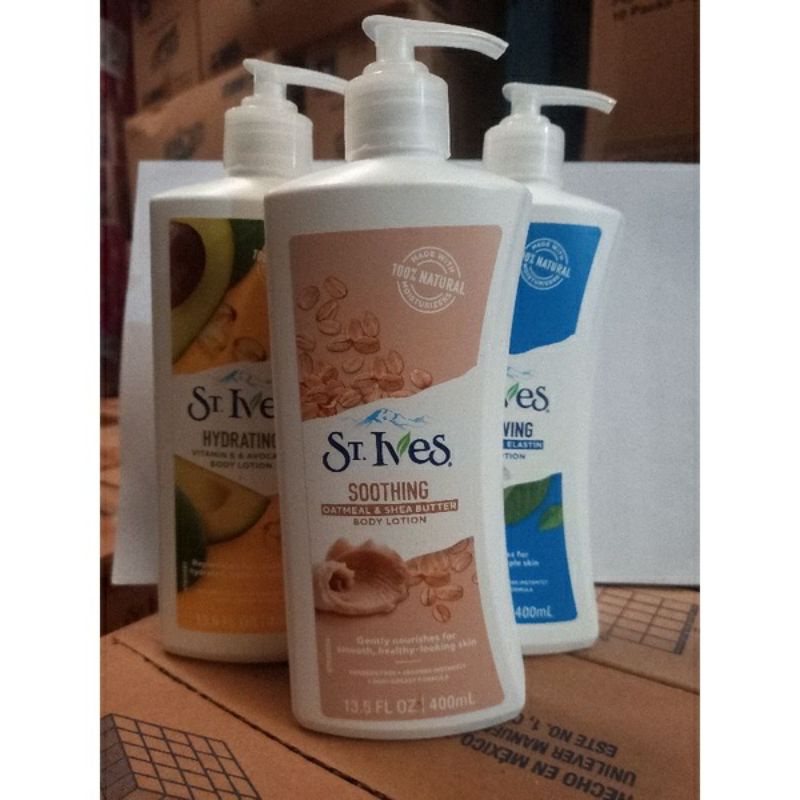 St. ives body lotion 400ml