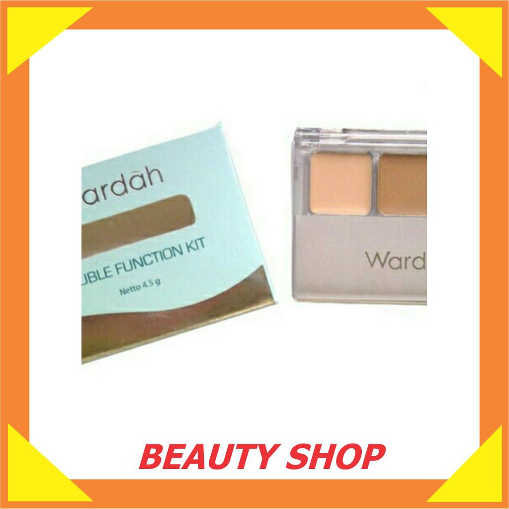 A360 ORIGINAL Wardah Double Function Kit Eye Shadow + Concealer Lengkap 1M