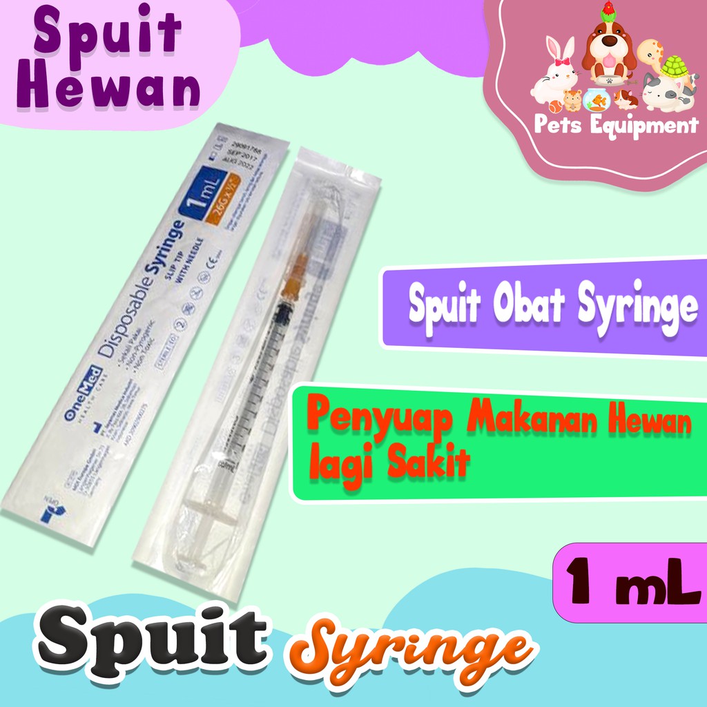 SPUIT/SYRINGE/SUNTIKAN 1ml