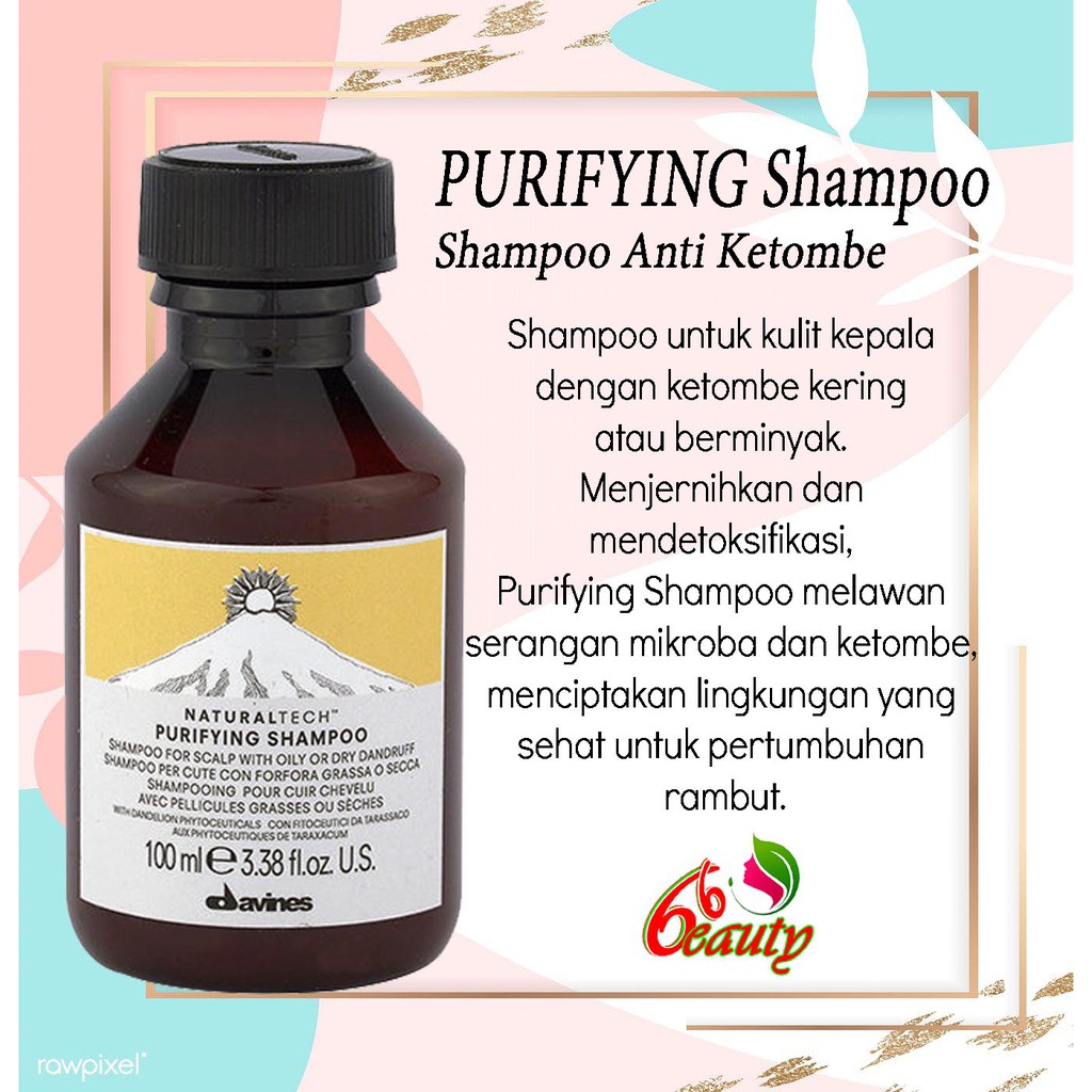 Davines Purifying Shampoo 100ml