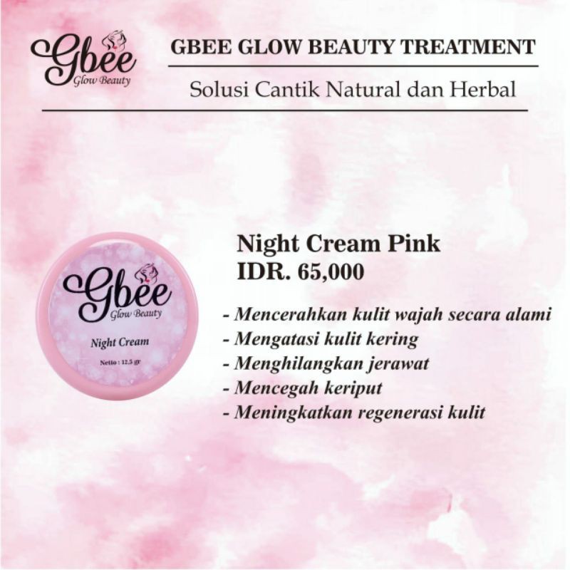 Night cream Pink