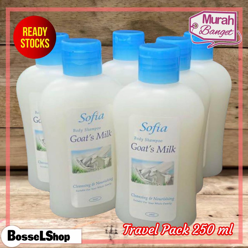 Sofia Goat Milk / Sabun Mandi Cair Sofia / Sofia Travel Pack 250 ml