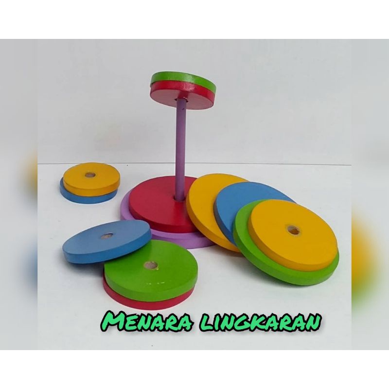 menara pelangi lingkaran